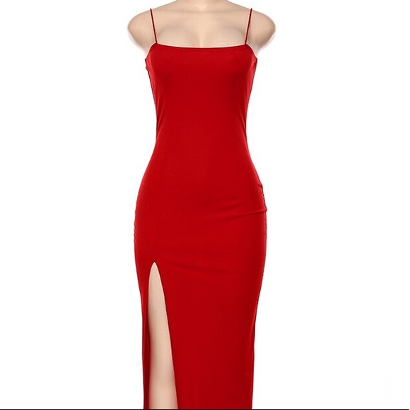 Cami Midi Slip Dress - Picture 4 of 8